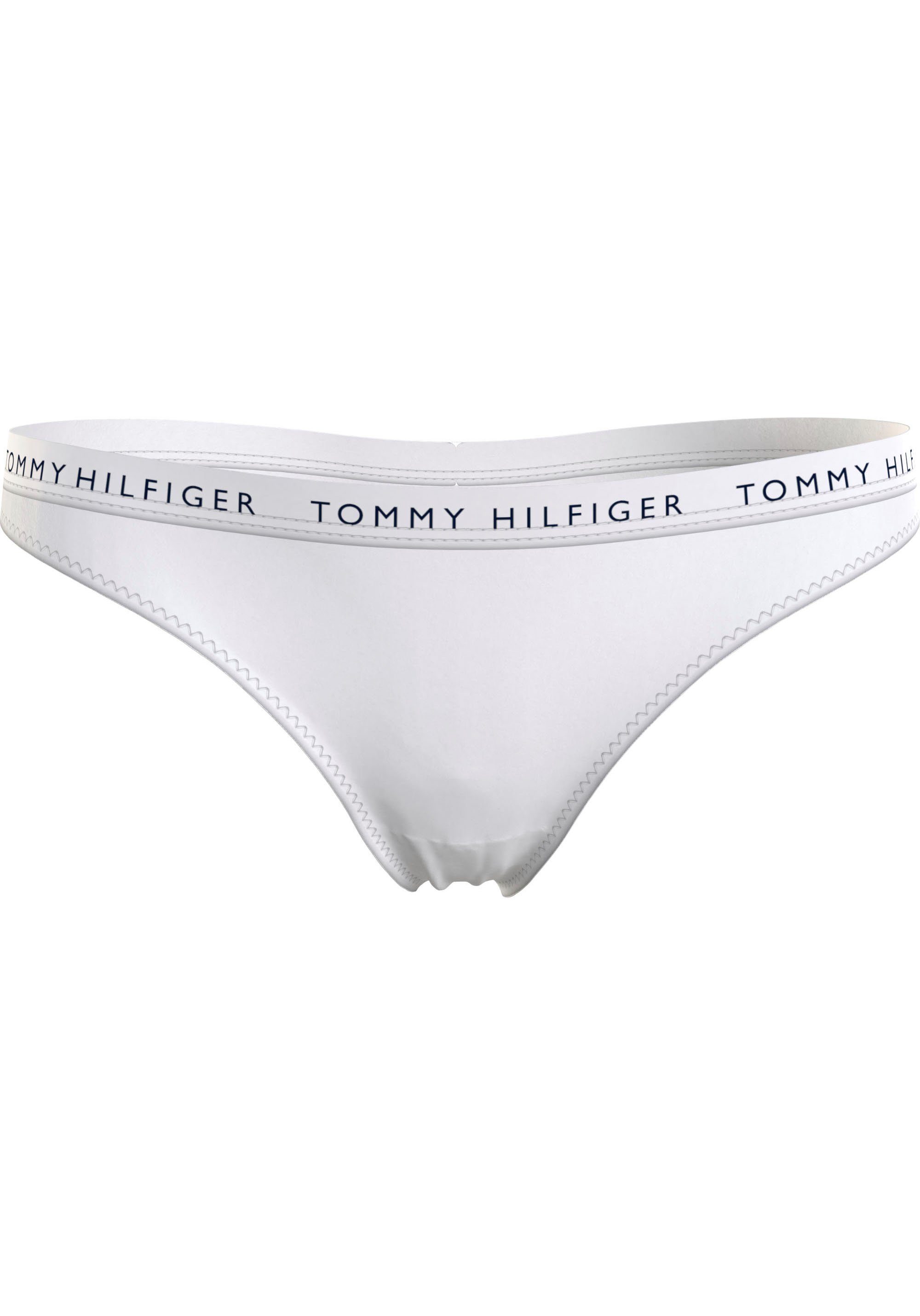 Tommy 3-St., Hilfiger T-String elastischem Underwear mit 3er-Pack) (Packung, Logobund