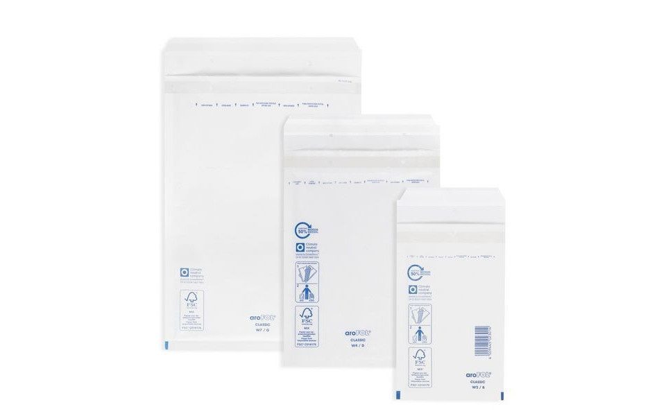 JOLLY Bleistift ÖKI Luftpolstertaschen MIX-PACK A6, A5, A4, 6er Set