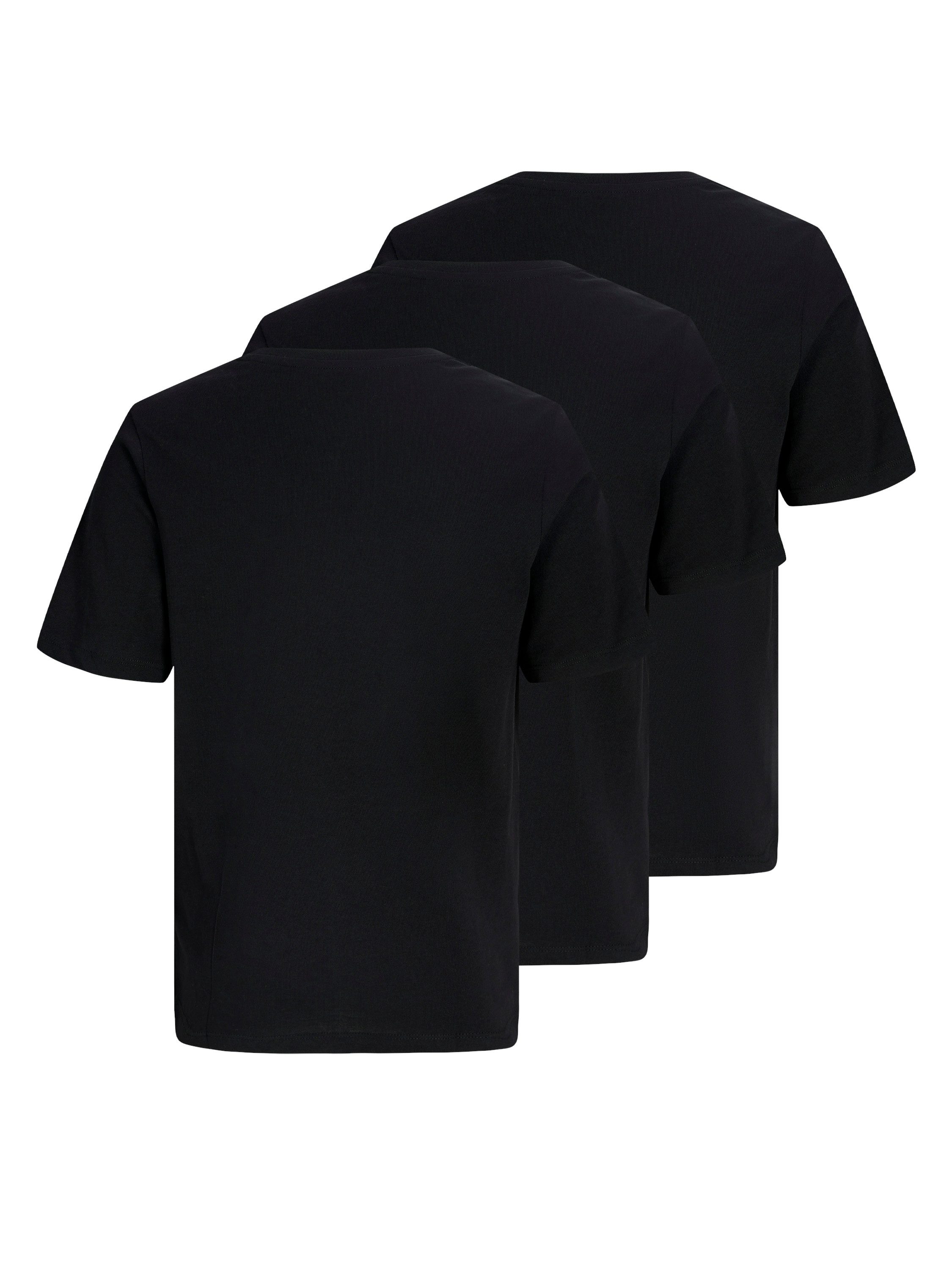 T-Shirt JJEORGANIC BASIC TEE SS 3PK MP NOOS JNR