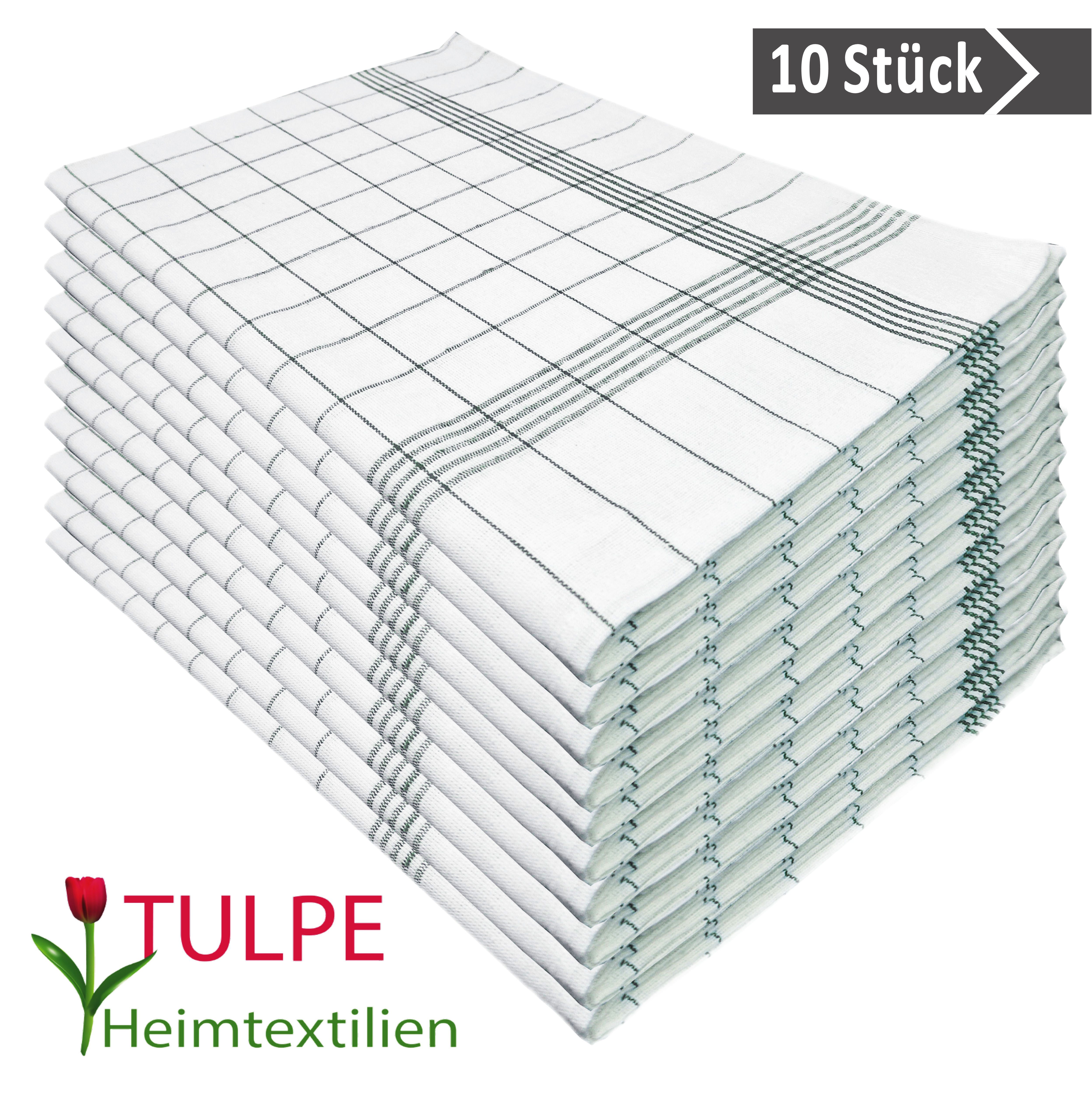 Tulpe Heimtextilien Geschirrtuch in 5 Farben blau, rot, grün, gelb und grau günstig online kaufen