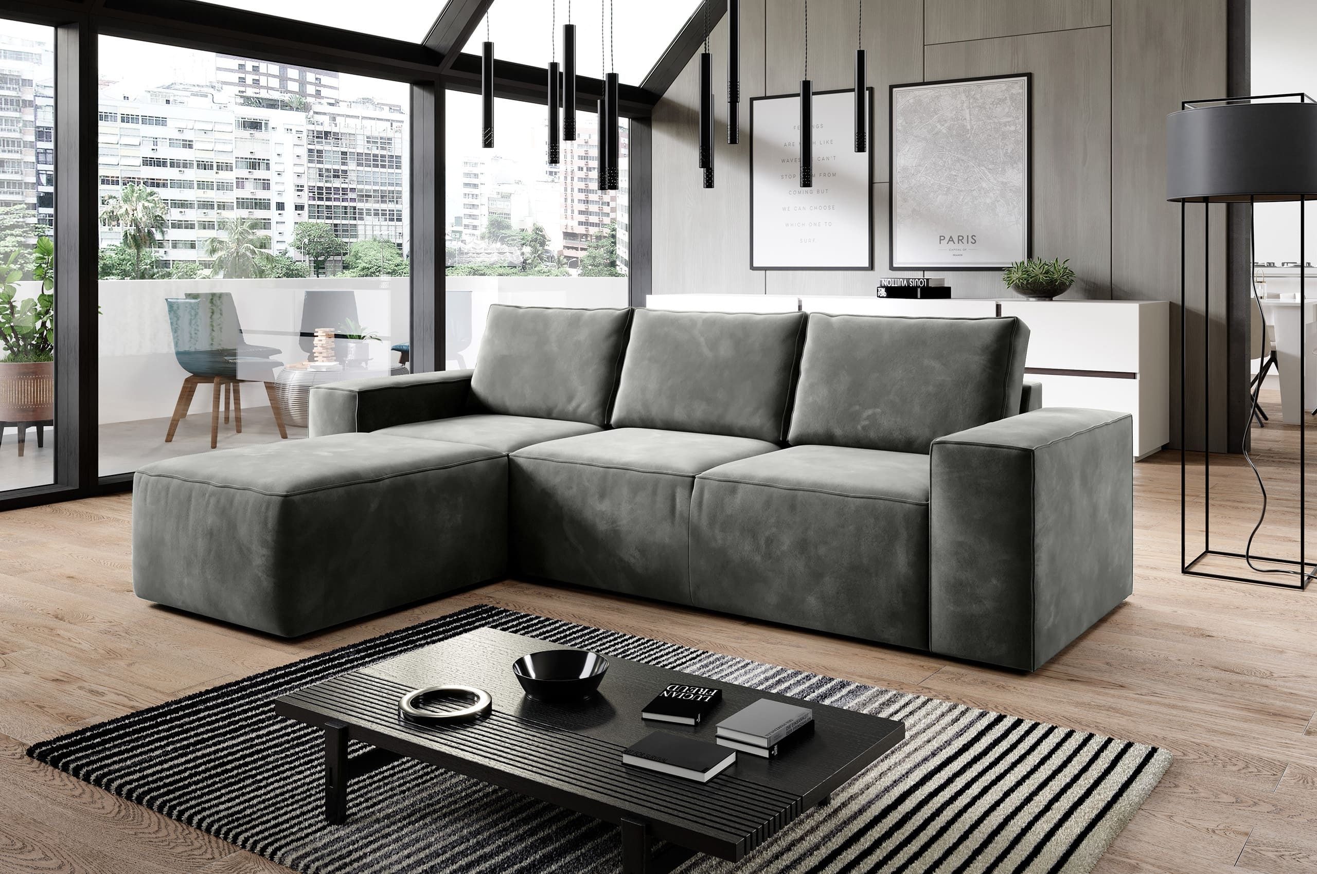 MF Design Polsterecke Rush, mit Bettfunktion