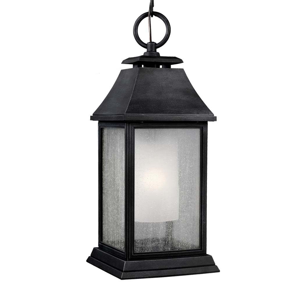 Elstead LIGHTING Außen-Deckenleuchte, Leuchtmittel nicht inklusive, Außenleuchte Kettenlaterne Pendellampe 1 Flammig D 21,6 cm Pariser