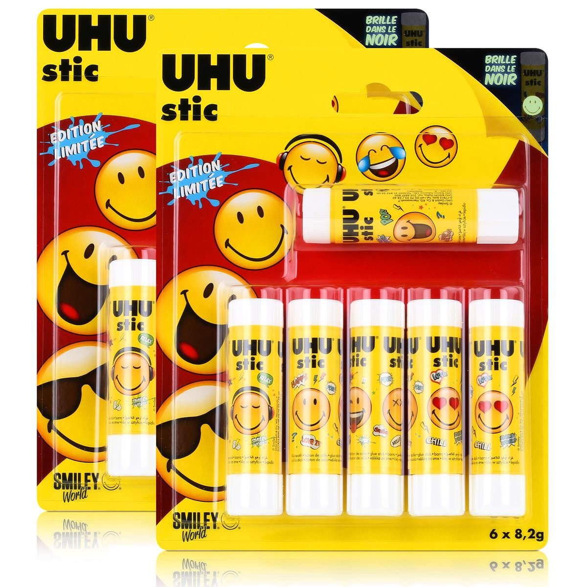 UHU Ремесленный клей Uhu Клей stick 6x8,2g (2er Pack)