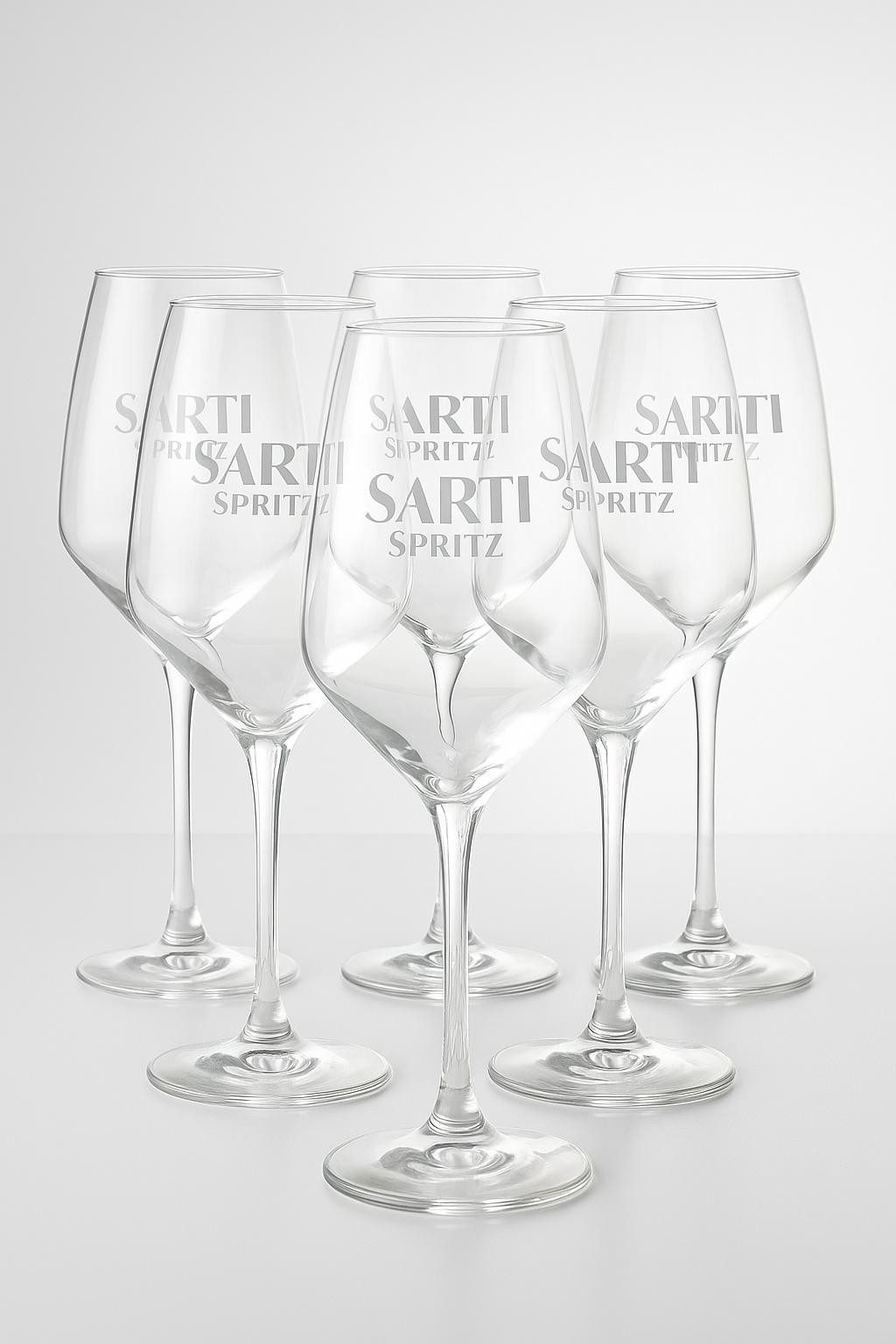 Mixcompany Gläser-Set Sarti Spritz Weingläser 6er Set – Original Gläser für Spritz, 6-tlg. – Bild 2 von 3