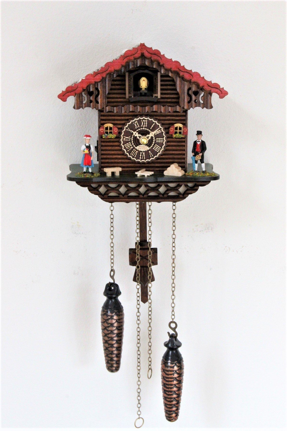 Clockvilla Hettich-Uhren Wanduhr Kuckucksuhr aus dem Schwarzwald Schwarzwal günstig online kaufen