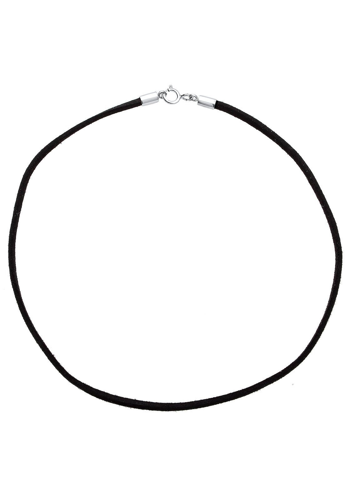 Elli Choker Basic Trend Blogger Choker Velour 925 Silber