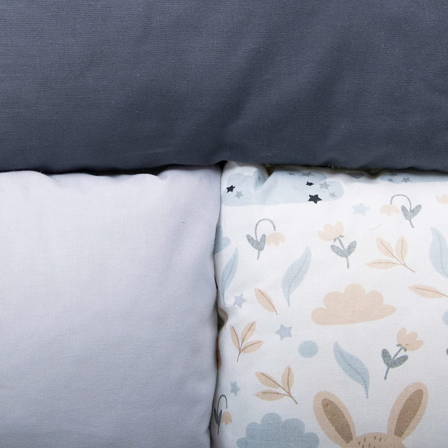 Amilian Bettnestchen 210 cm (6 Polster ca. 35 x 35 cm) Bettumrandung - Umra günstig online kaufen