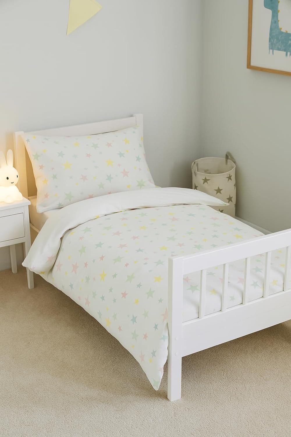 texpot Bettwäsche Kinderbettwäsche Sterne bedruckt Garnitur, Baumwolle, 2 t günstig online kaufen