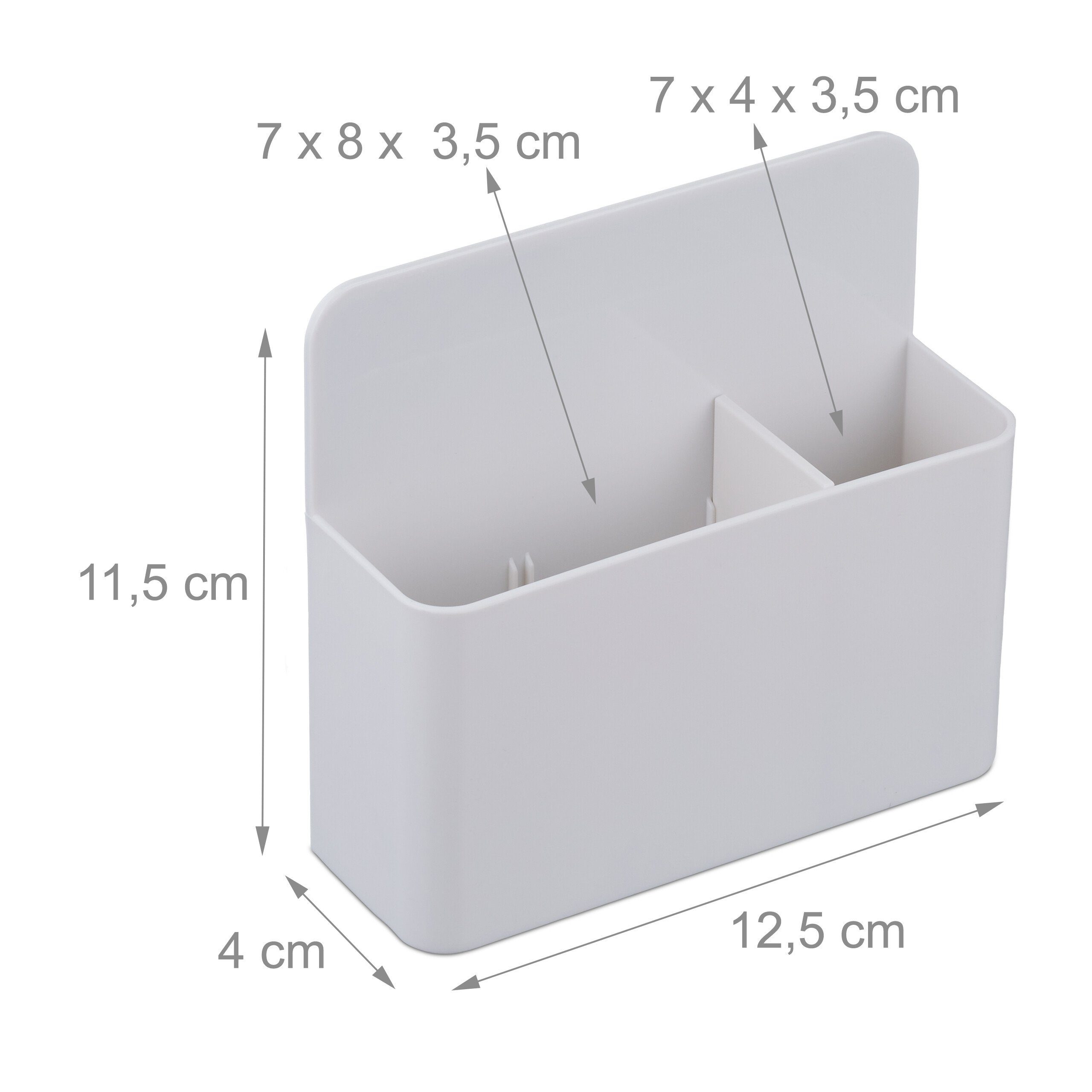 relaxdays Organizer Stiftehalter magnetisch 2er Set