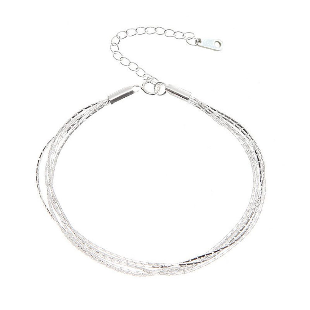Color Design Silberarmband Armband aus 925 Silber CD-SMK-40, Armkette Длина verstellbar inkl. Geschenkbeutel