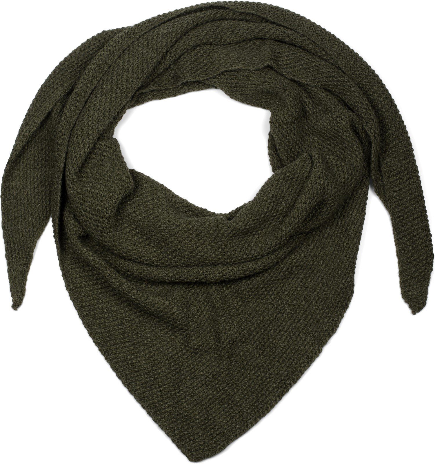 styleBREAKER Dreieckstuch Strick Dreiecktuch Einfarbig, (1-St) günstig online kaufen