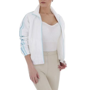 Ital-Design Outdoorjacke Damen Freizeit Übergangsjack in Weiß