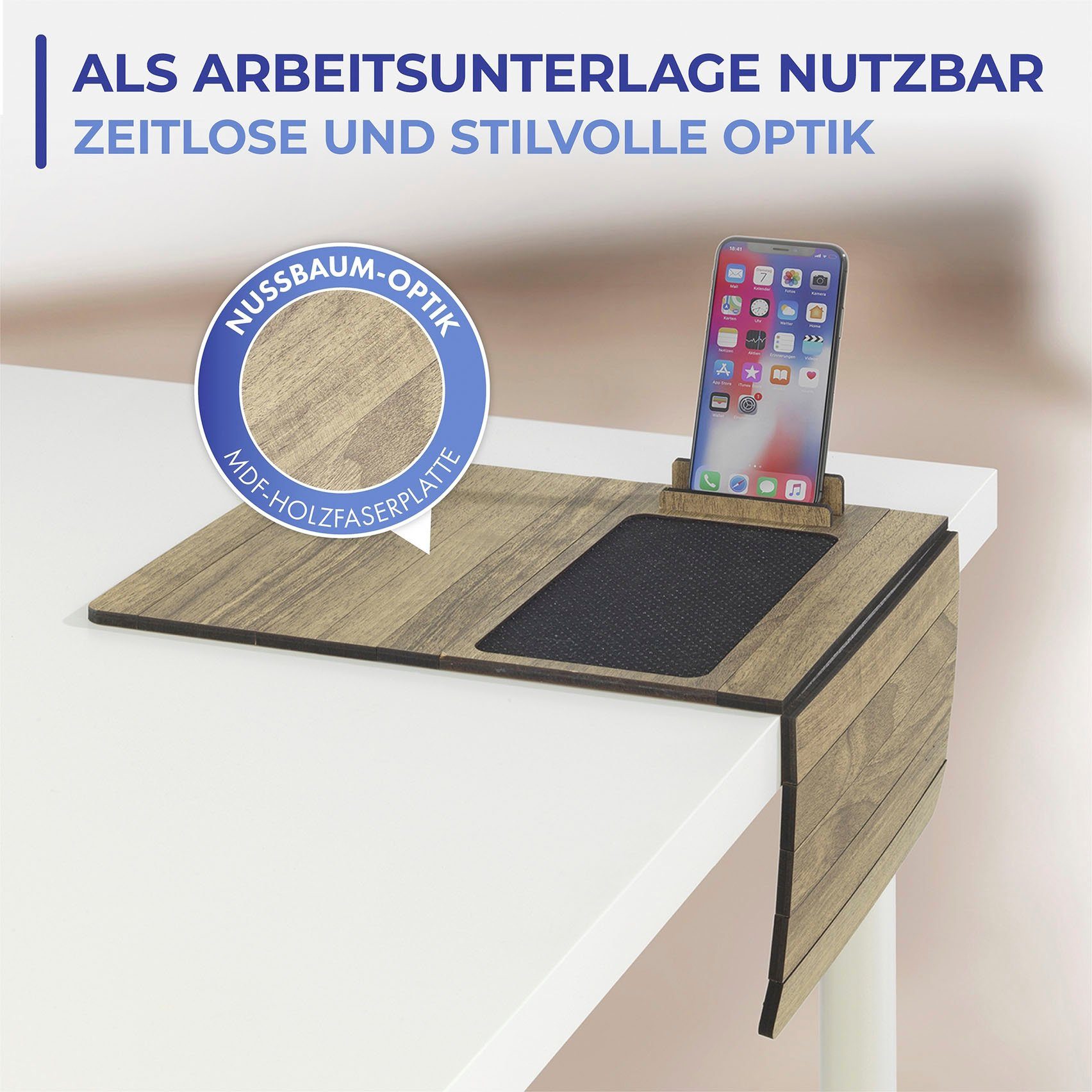 (1-tlg), Multifunktions-Sofa-Tablett Multi, MDF, Maximex Tablett