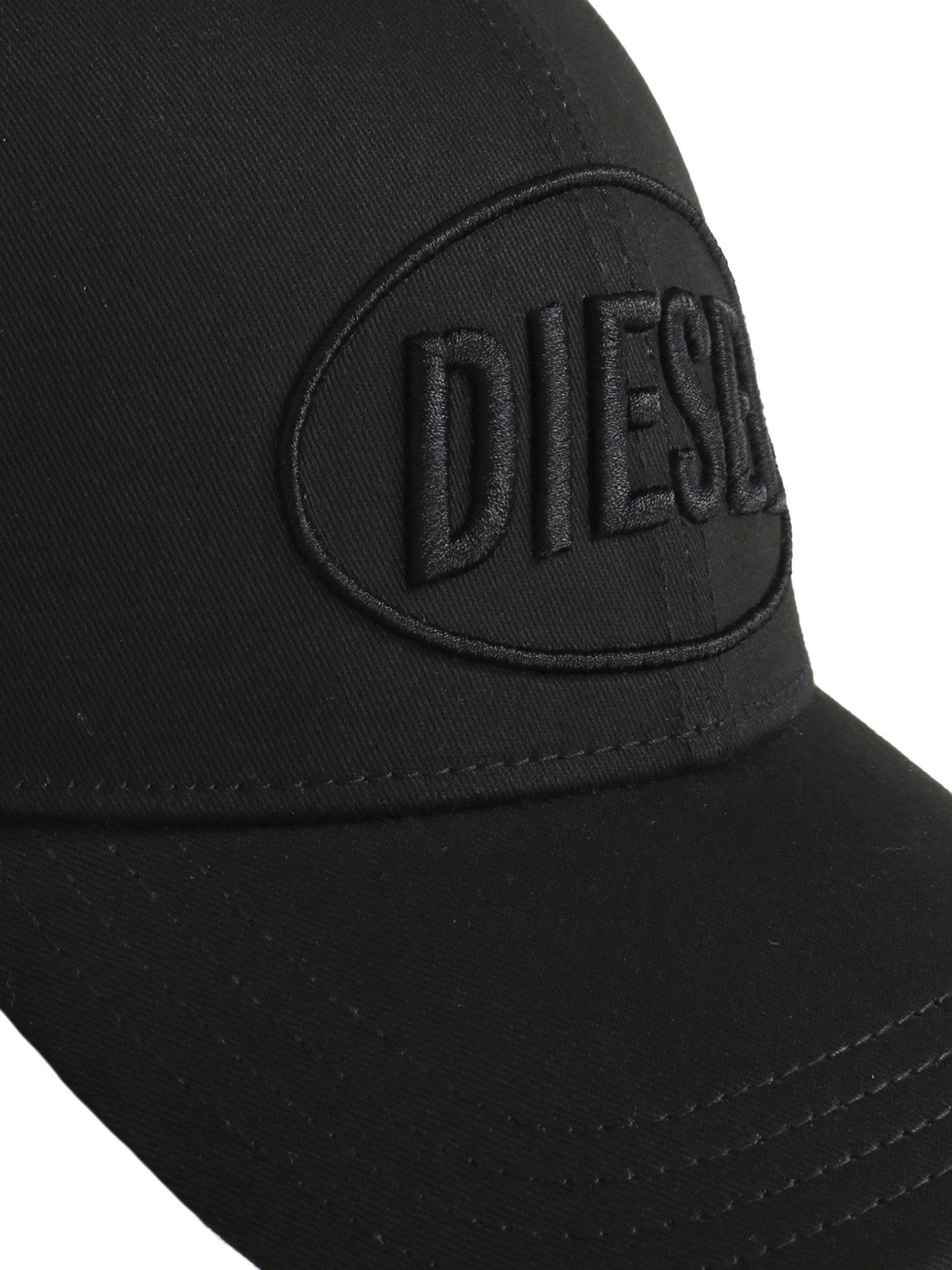Diesel Baseball Cap mit Logo-Stickerei - NEW-CAP-D Druckknopfverschluss – Bild 3 von 3