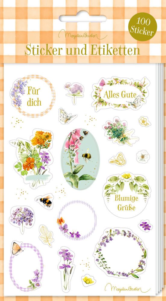 COPPENRATH DIE SPIEGELBURG Sticker Stickerbogen: Sticker u. Etiketten GartenLiebe - M. Bastin