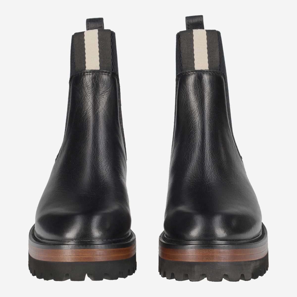 Maripé Maripé MA148 V.1, Chelsea Boots, Stiefeletten, Schwarz/ Ginger, Damen Chelseaboots
