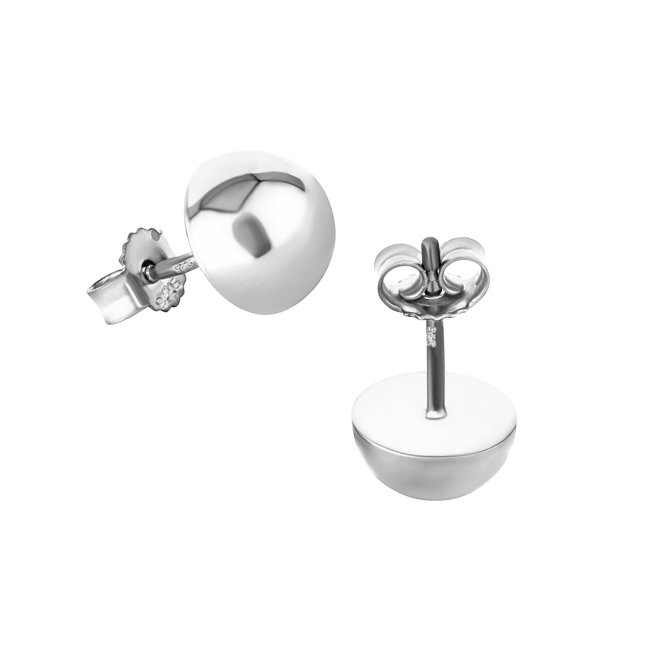NKlaus Paar Ohrstecker Paar 8mm Ohrstecker 925 Sterlingsilber Halbkugel D ( günstig online kaufen