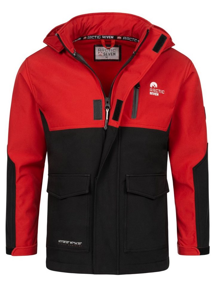 Arctic Seven Softshelljacke ASRenaldoo sportliche Funktionsjacke