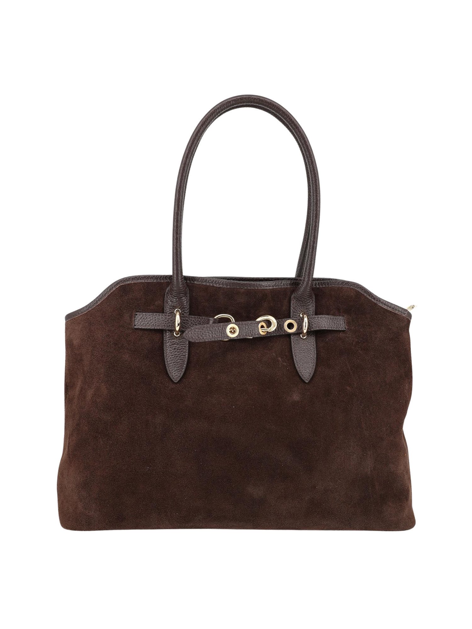 BRISE TASCHE Schultertasche Velina Handtasche aus Wildleder & Nappaleder – Stilvoll & Elegant, Edle Kombination aus Wildleder & Nappaleder, hochwertige Verarbeitung