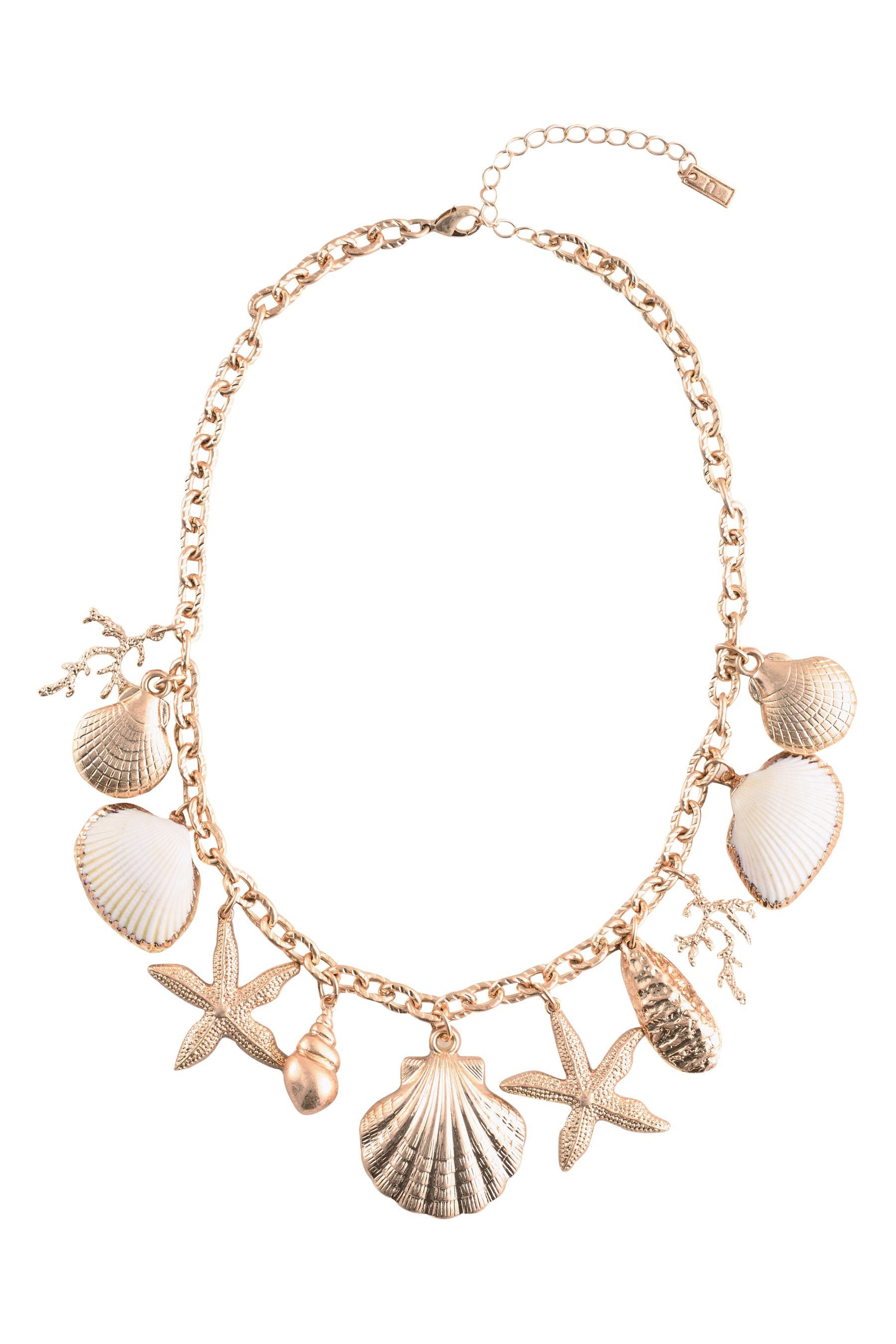 Next Charm-Kette Halskette mit Muschelanhängern (1-tlg) günstig online kaufen