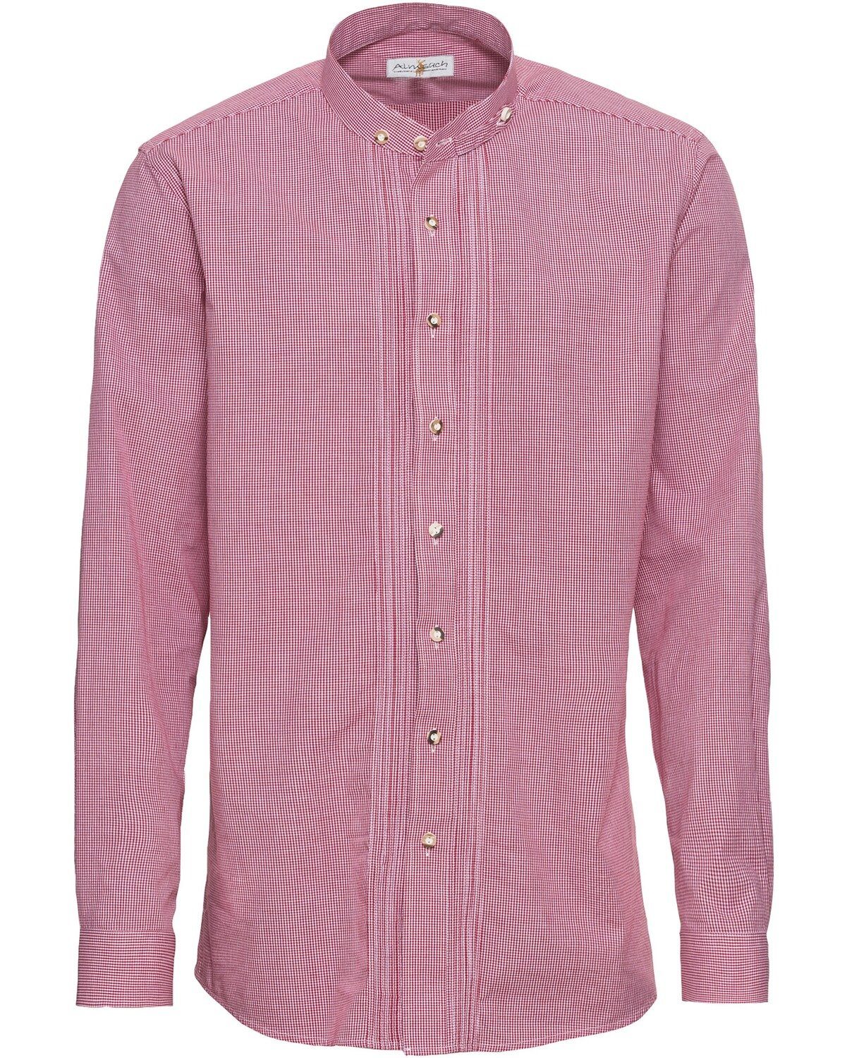 Almsach Trachtenhemd Karo-Stehkragenhemd Slim günstig online kaufen