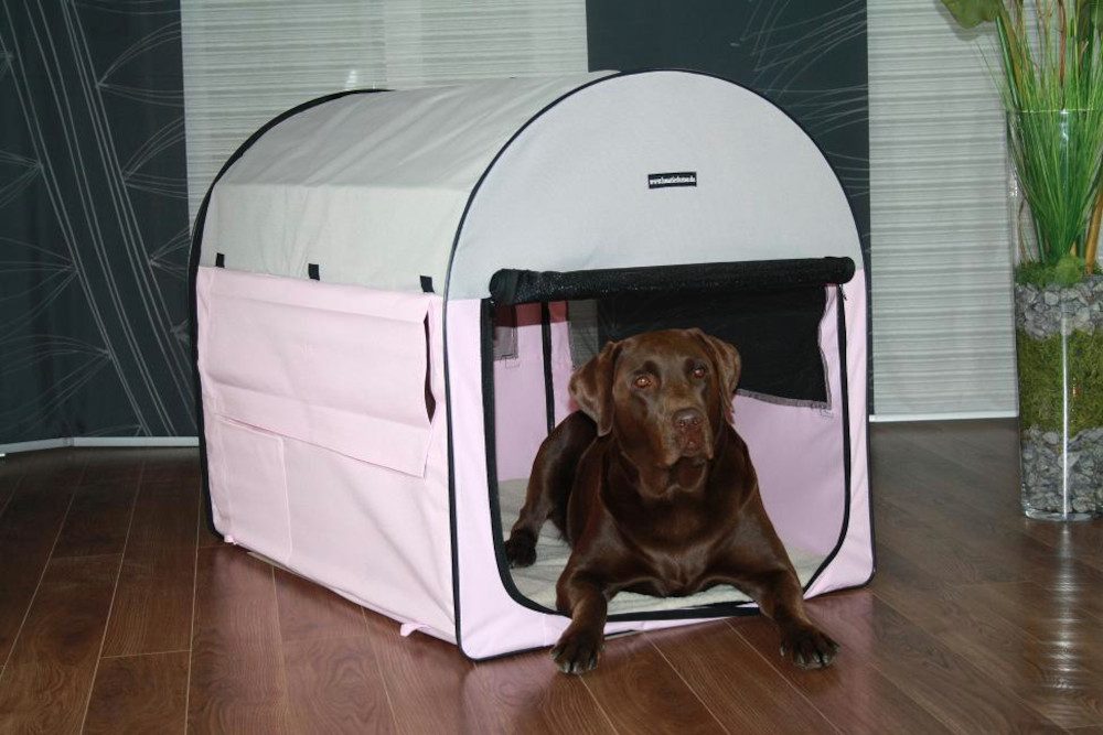 BruKa Tiertransportbox Rex Hundebox Hundetransportbox faltbar Autotransportbox Katzen Hunde, verschieden Farben und Größen erhältlich