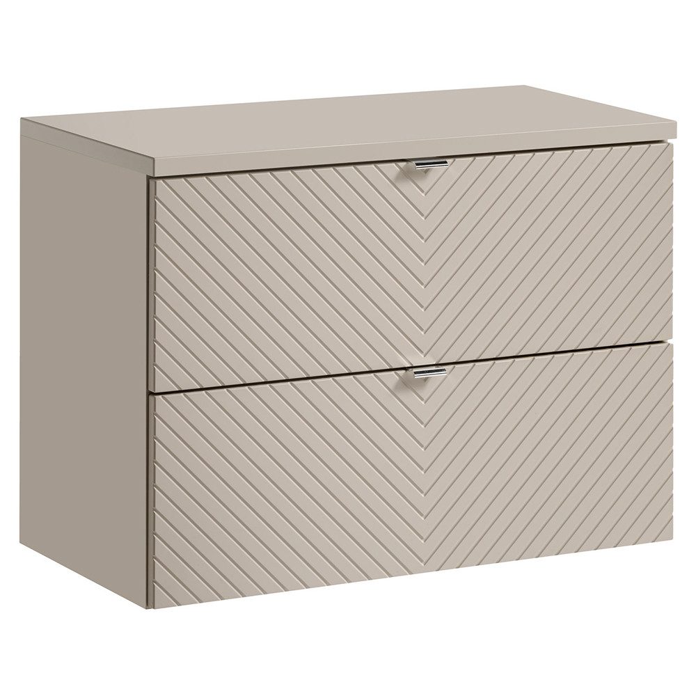 Lomadox Waschbeckenschrank VERACRUZ-56 Waschtischunterschrank, 80cm, gerill günstig online kaufen