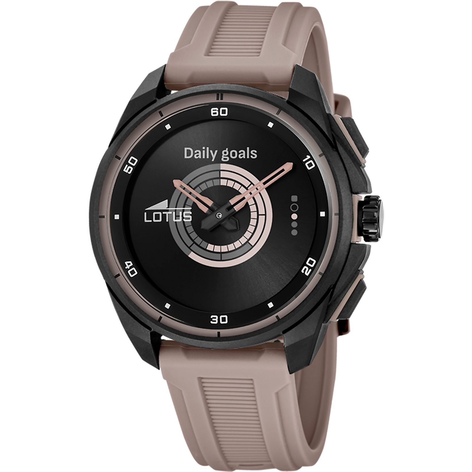 Lotus Connected Full D Smartwatch, Armbanduhr, Herrenuhr, Bluetooth, Kamera-Fernbedienung, Schrittzähler