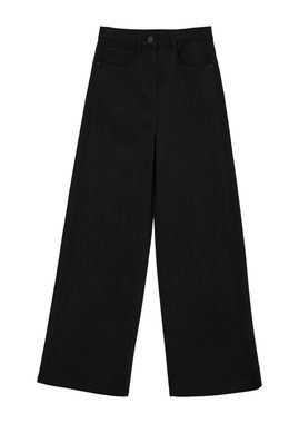 s.Oliver Stoffhose Twillhose mit Wide leg