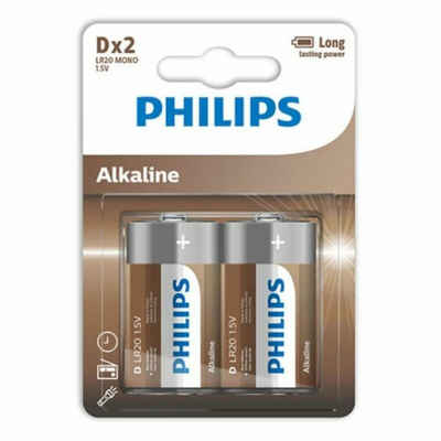 Philips ALKALINE BATTERY D LR20 BLISTER*2 Batterie
