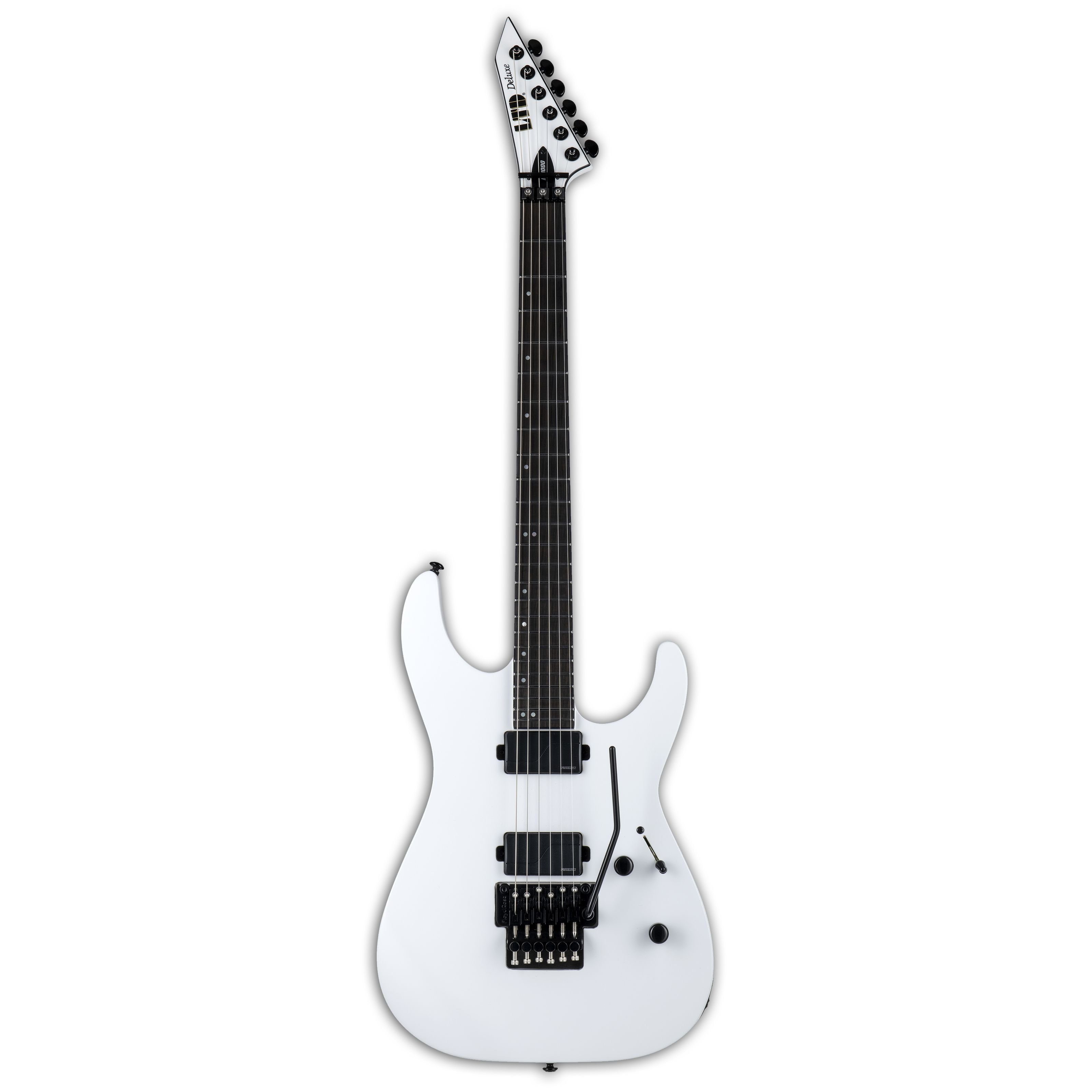 ESP E-Gitarre, E-Gitarren, ST-Modelle, LTD M-1000 Snow White - E-Gitarre