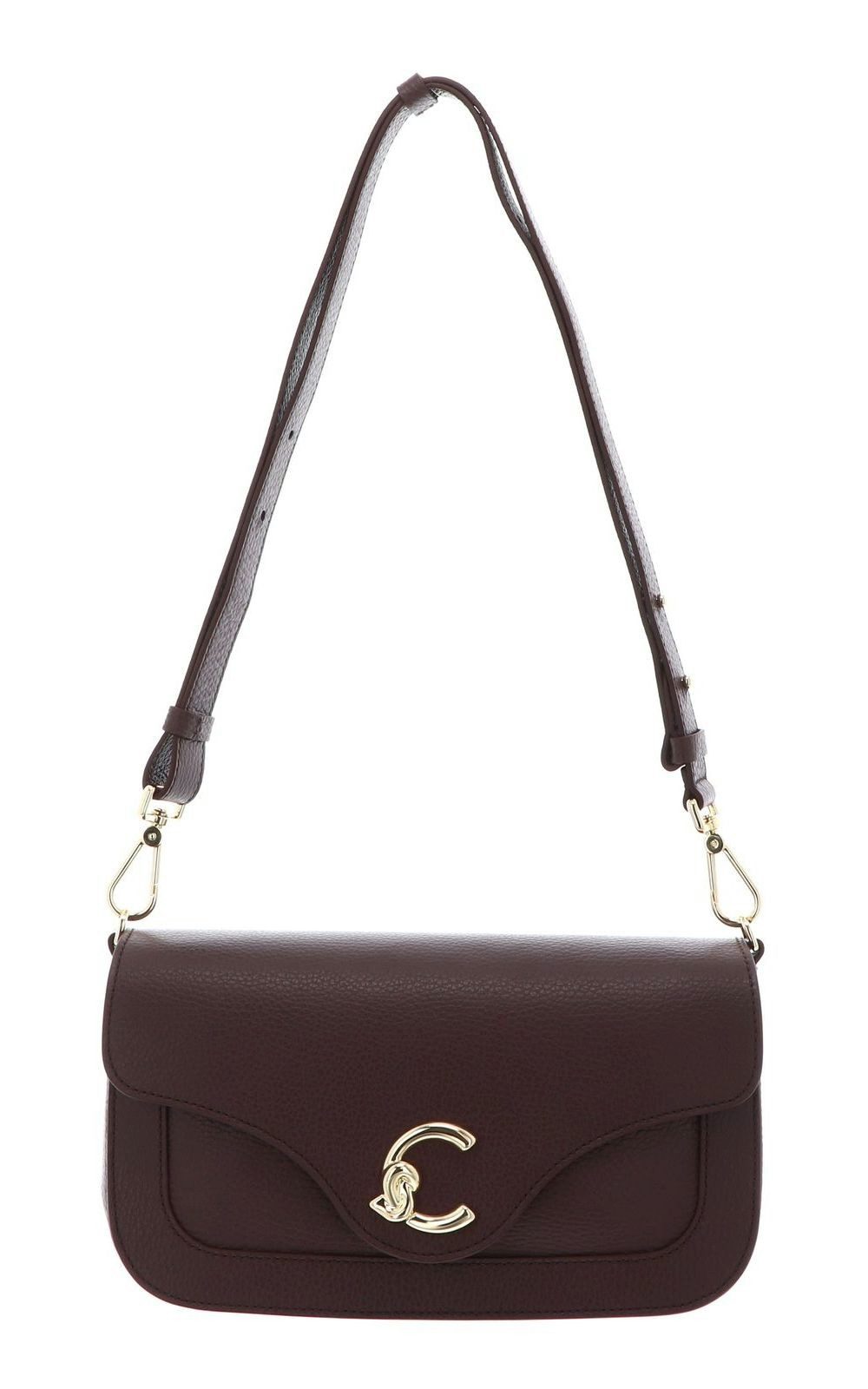 COCCINELLE Umhängetasche Grained Leather Crossbody Bag, aus echtem Rindsleder