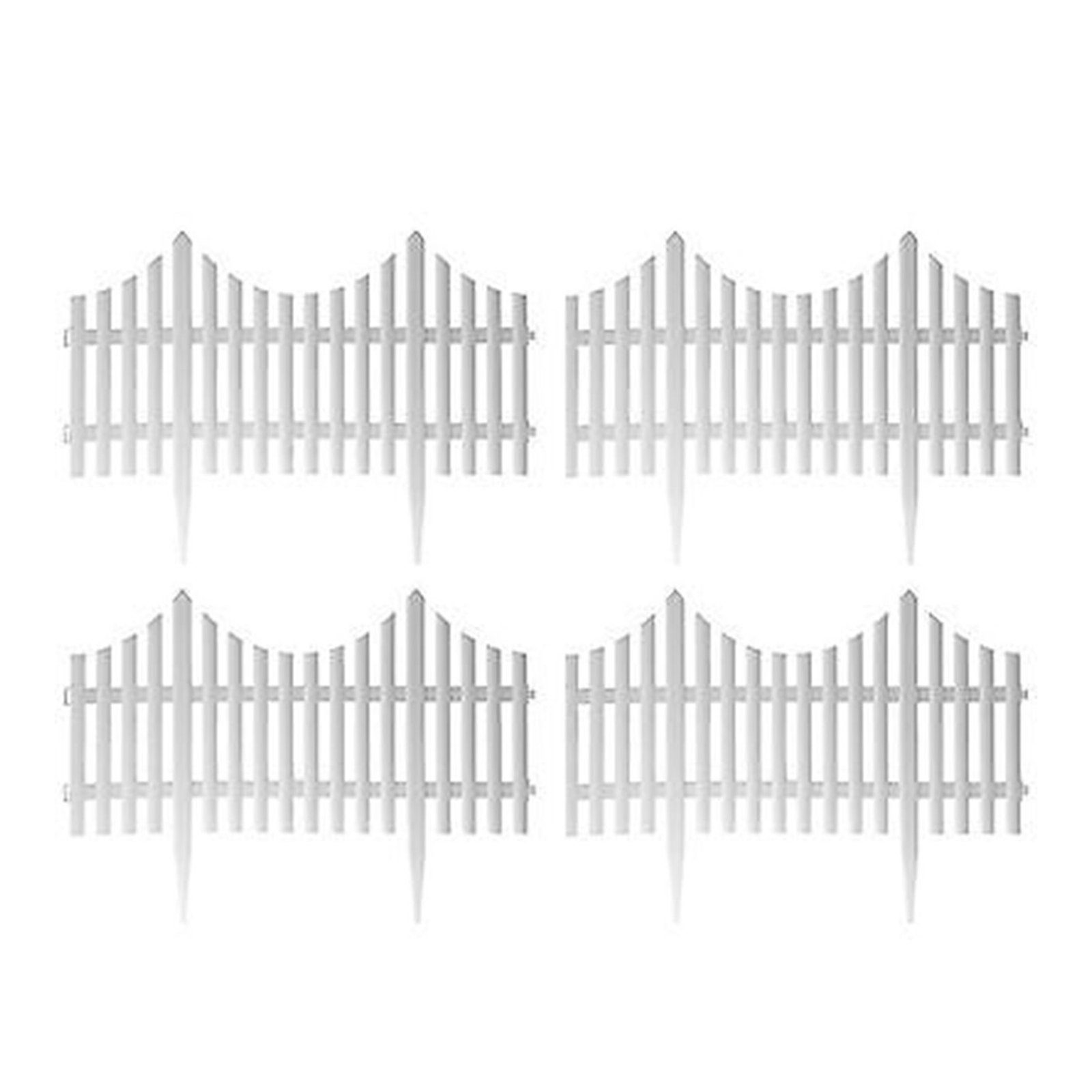 HTI-Living Beetbegrenzung Zierzaun Bogen unten 4-teilig Nessa, 4 Zaunelemen günstig online kaufen