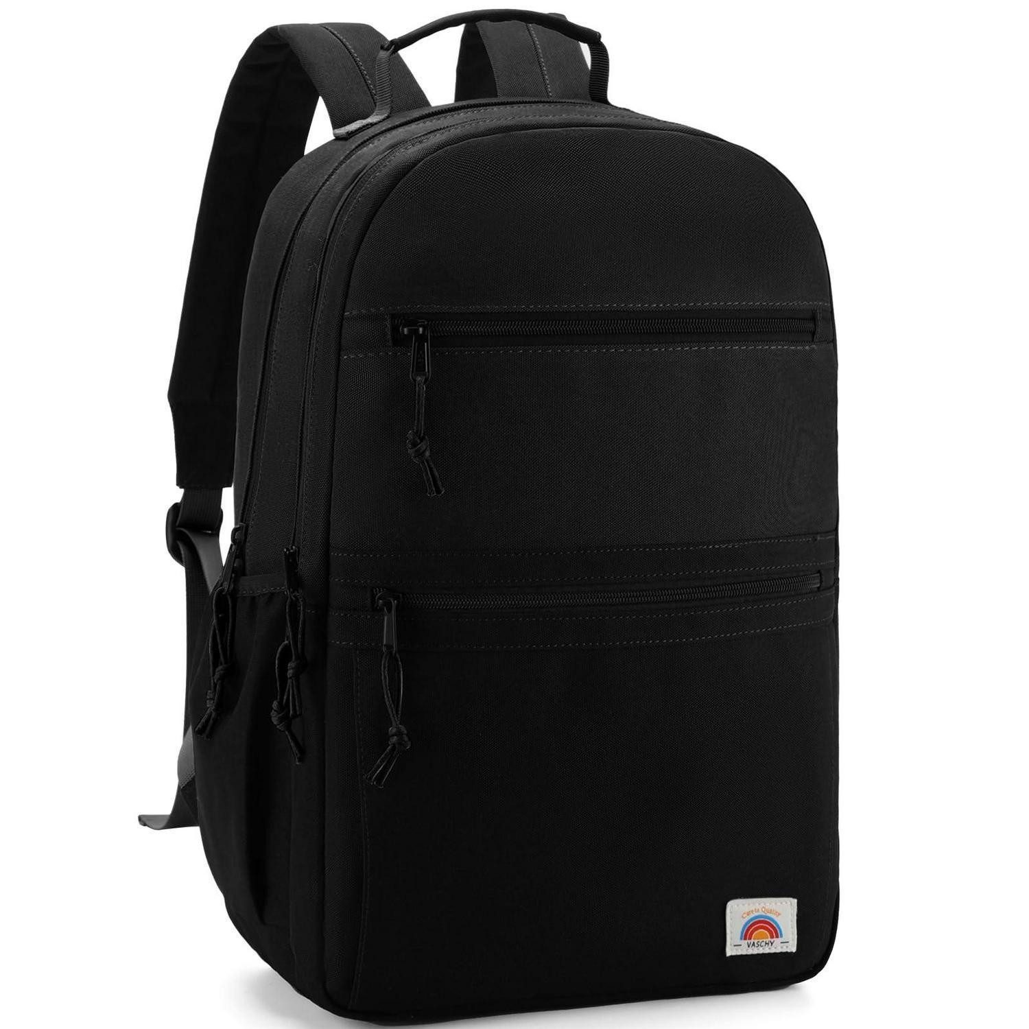 LuxusKollektion Schulrucksack Schulrucksack Teenager Schwarz Groß 17 Zoll