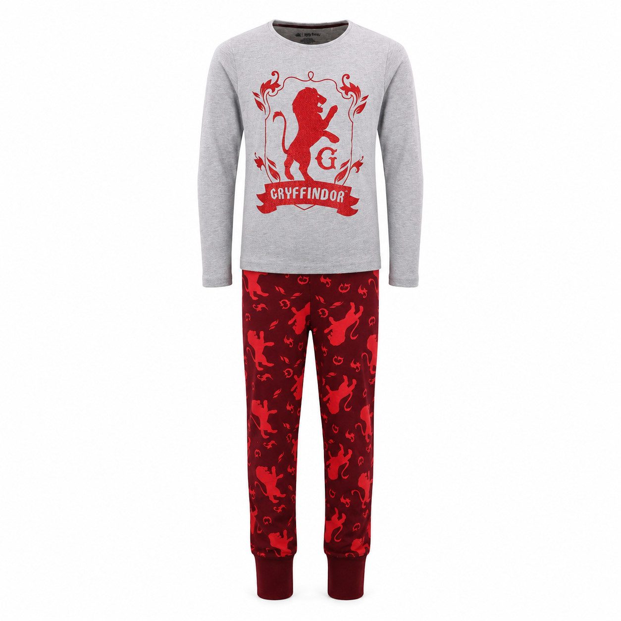 Harry Potter Schlafanzug Harry Potter Gryffindor Slytherin Mädchen Pyjama Gr. 134 bis 164