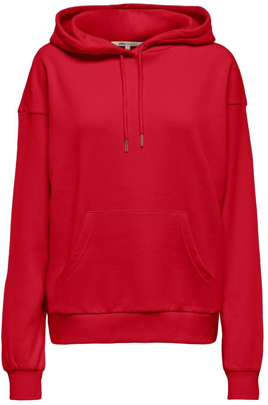 Equestrian Red EVERY Hoodie ONLY HOODIE SWEAT ONLJODA PNT