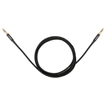 SEBSON Aux Kabel Set 1m + 2m geflochten - Klinkenstecker 3,5mm 3 polig Optisches-Kabel, (100 cm)