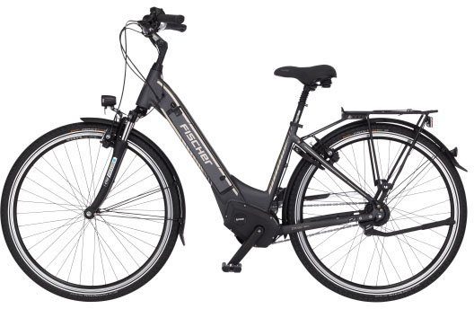 FISCHER Fahrrad E-Bike Cityrad CITA 5.0i 504, 7 Gang, Nabenschaltung, Mittelmotor, 504 Wh, Pedelec, Elektrofahrrad für Damen u. Herren