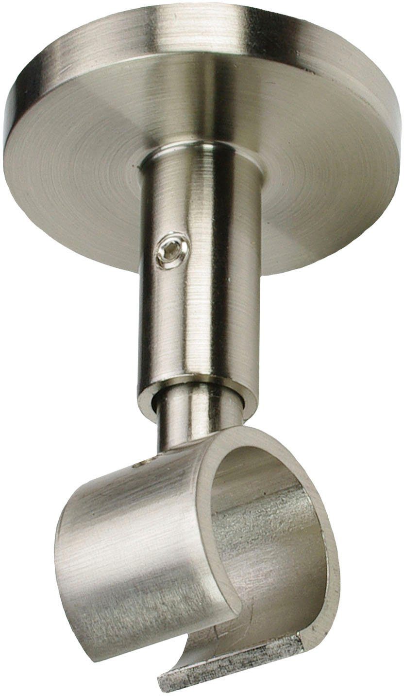 Liedeco Gardinenstangenhalter Deckenträger, Träger 1-läufig "France" - 1 Stück, Vorhangstangen, Gardinenstangen, (1-St), Halter, Träger für Stangen, Rohre 20 mm
