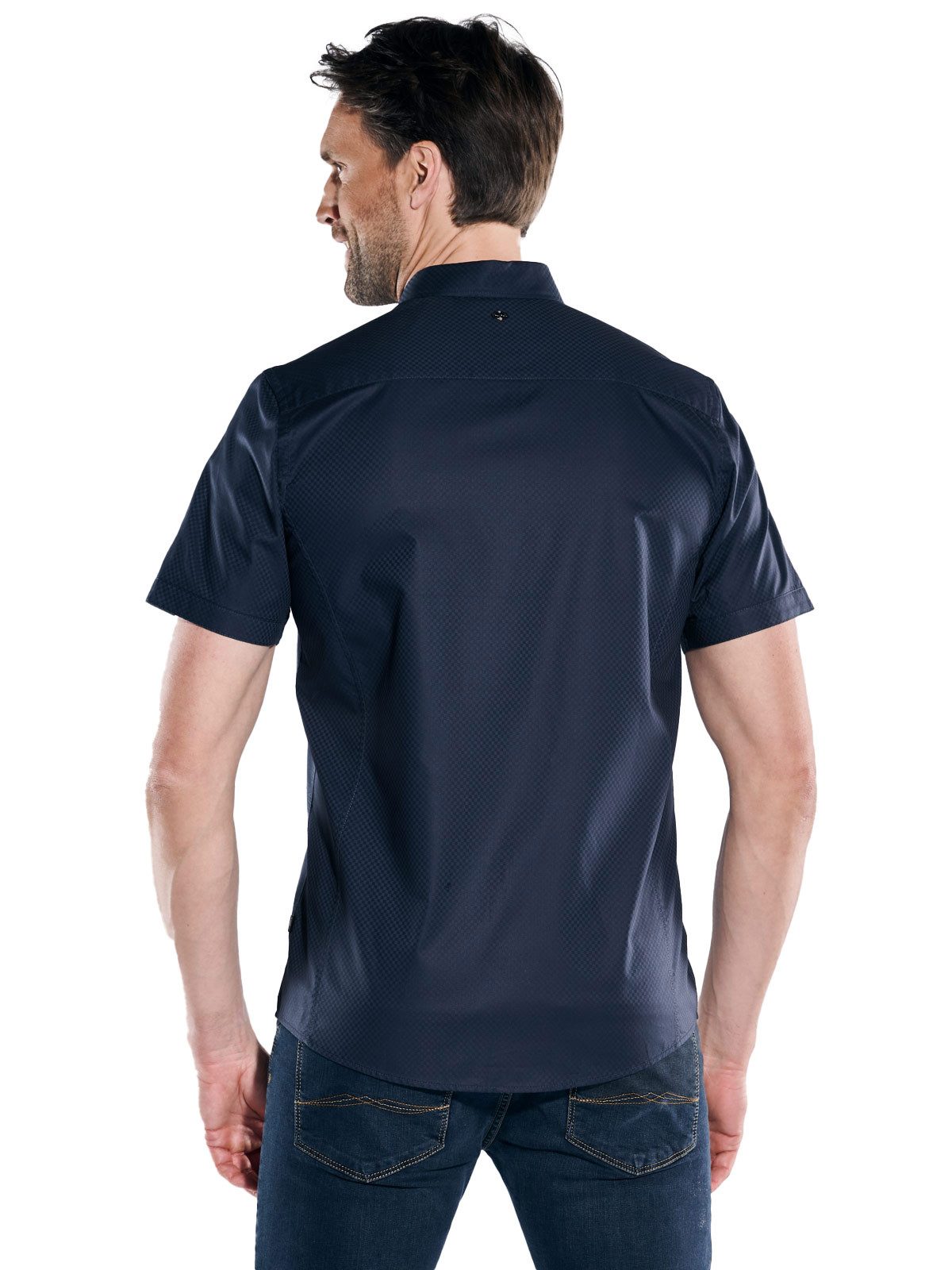 Engbers Kurzarmhemd engbers Herren Kurzarm-Hemd "My Favorite", Saphirblau günstig online kaufen