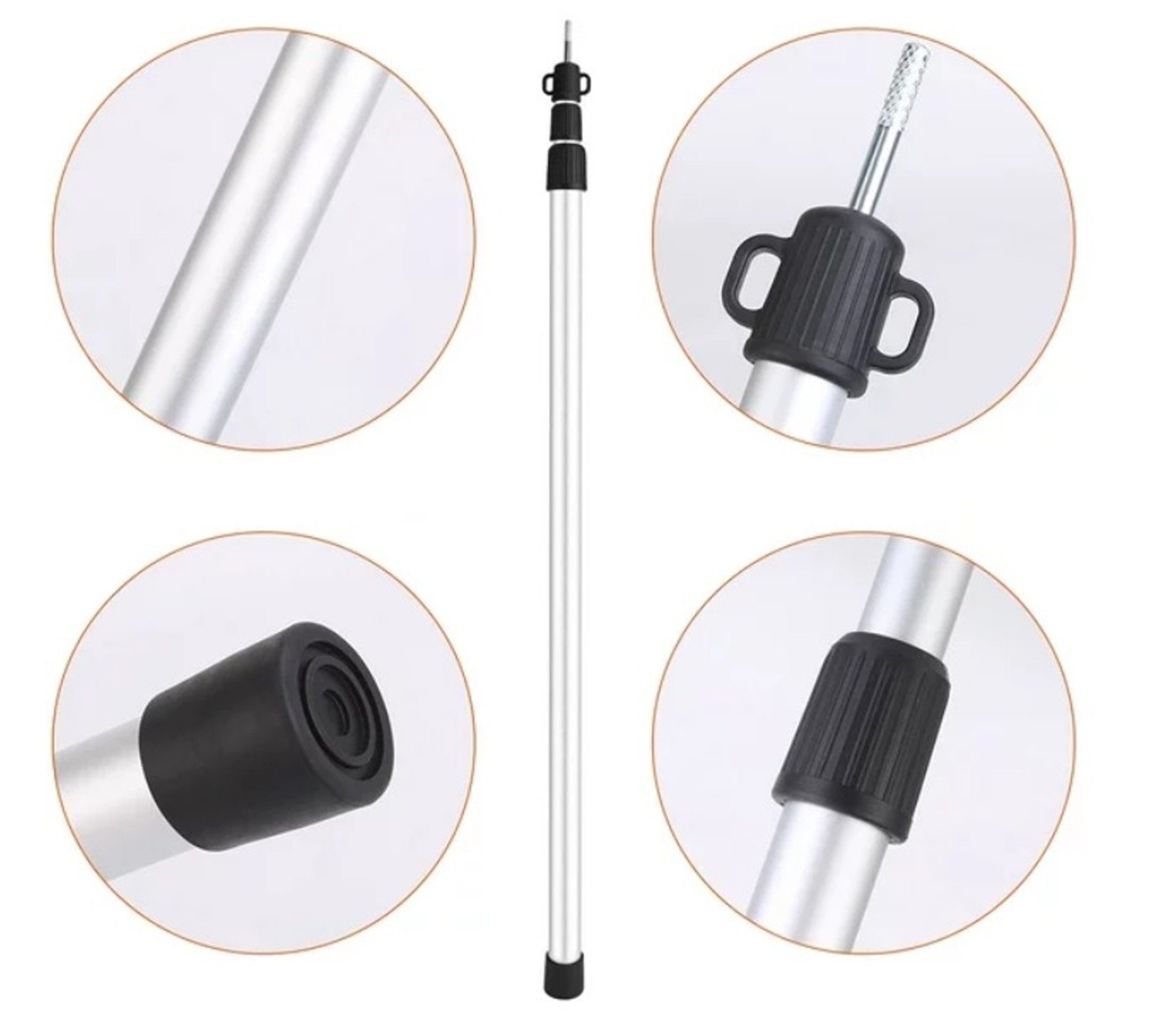 BAYLI Teleskopstiel Teleskopstange Sonnensegel, ausziehbare Stange günstig online kaufen