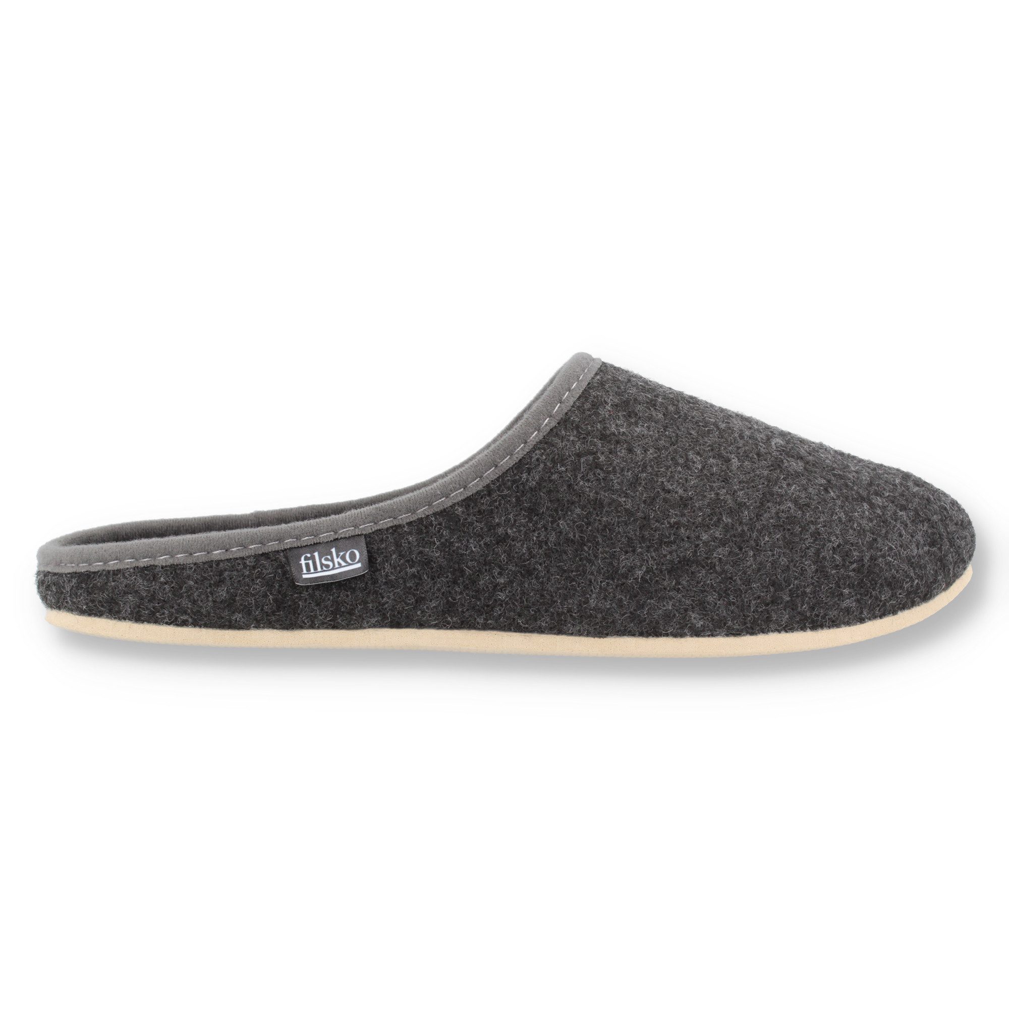 filsko Abisko Damen Herren Kinder Hausschuh Filzpantoffeln, Leichtgewicht, Gästehausschuhe, Slip-On, Gummisohle