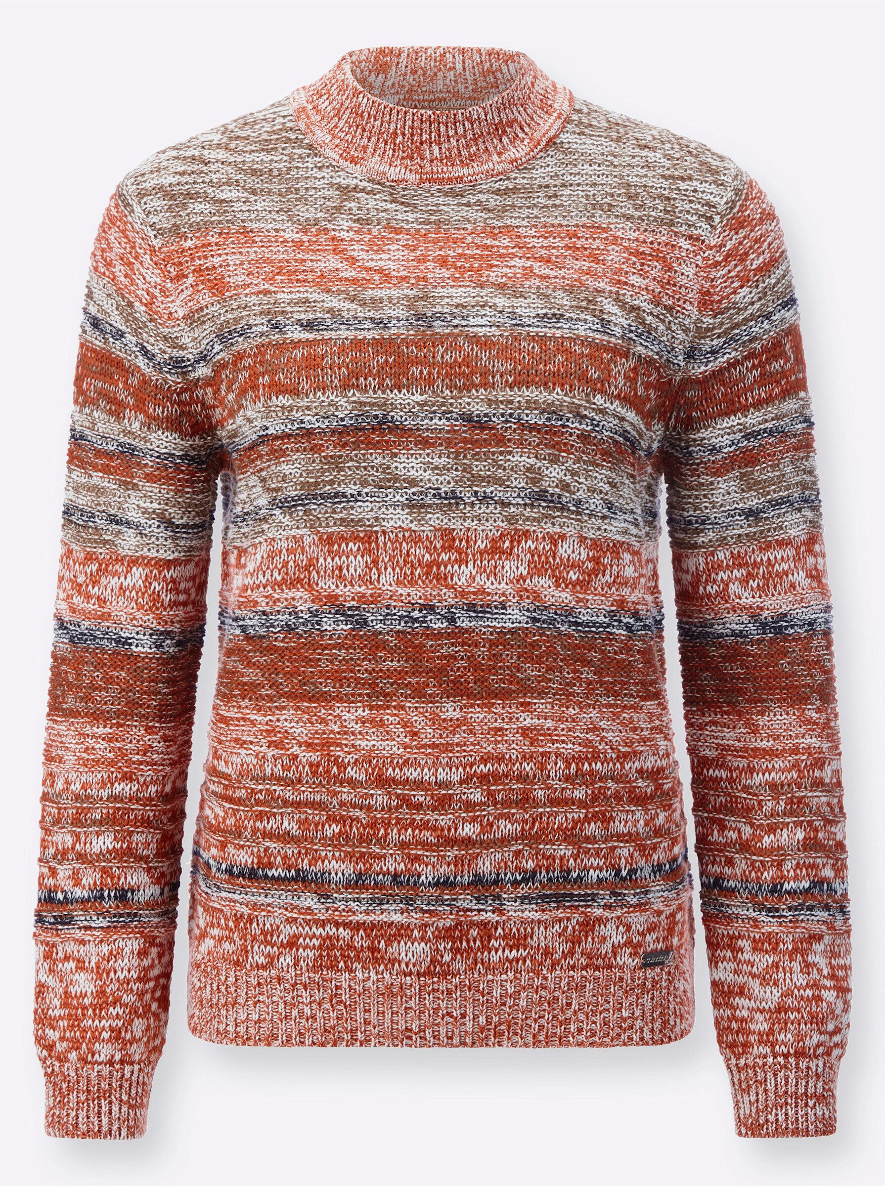 Strickpullover Pullover Langarm Jersey, Rippoptik