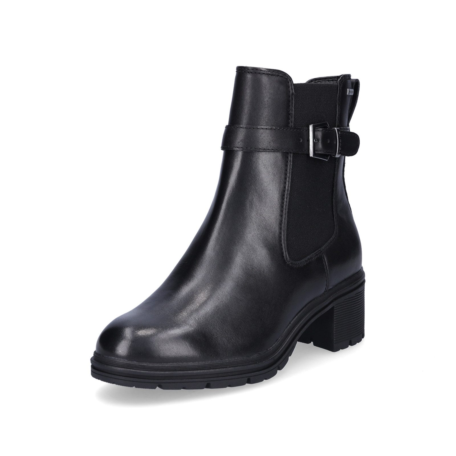 Tamaris Damen Chelsea Stiefelette schwarz Stiefelette