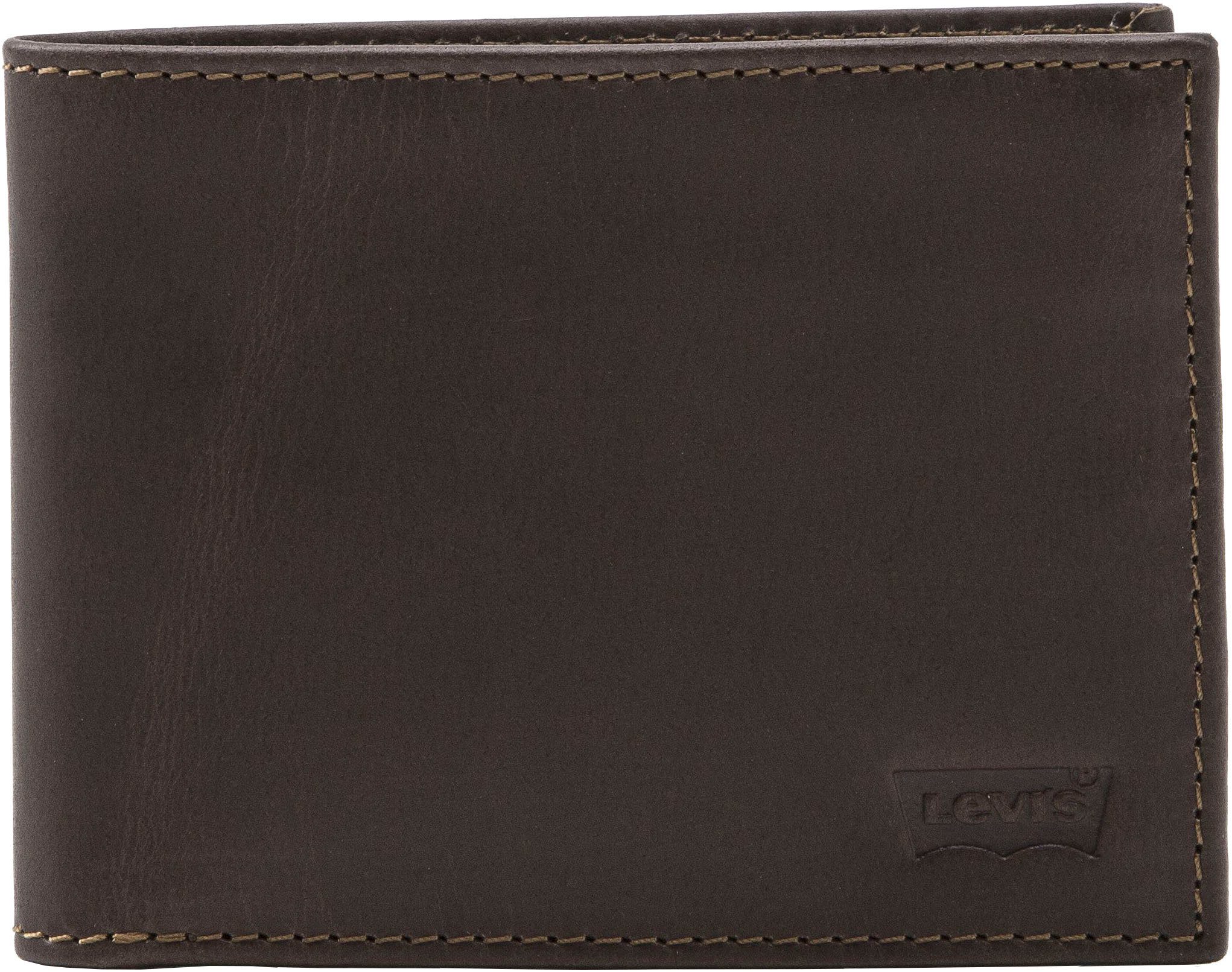 Levi's® Geldbörse LEVI'S® CASUAL CLASSICS HUNTE COIN BIFOLD - BATWIN, im praktischem Format Geldbeutel Portemonnaie Herrenbörse Leder