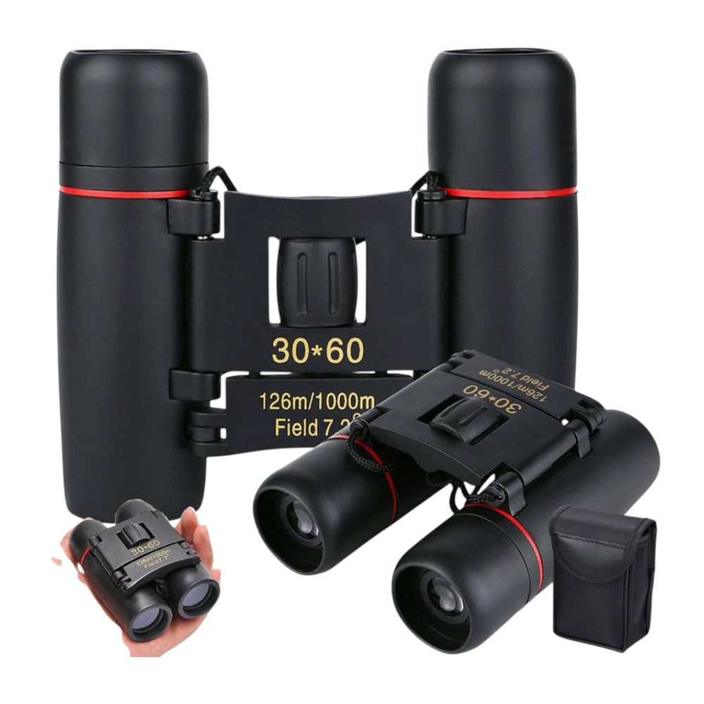 VERK GROUP Fernglas 30×60 Compact Tourist Survival – Kompakt für Tag & Nacht Fernglas