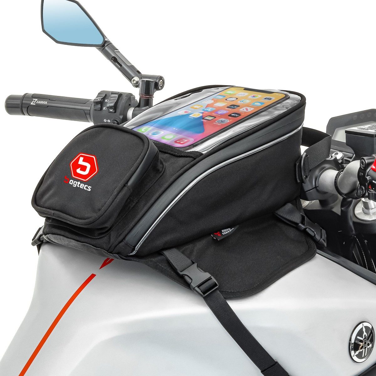 Bagtecs Tankrucksack Motorrad Tankrucksack # MR4 mit Magnet und Riemenbefestigung 9L
