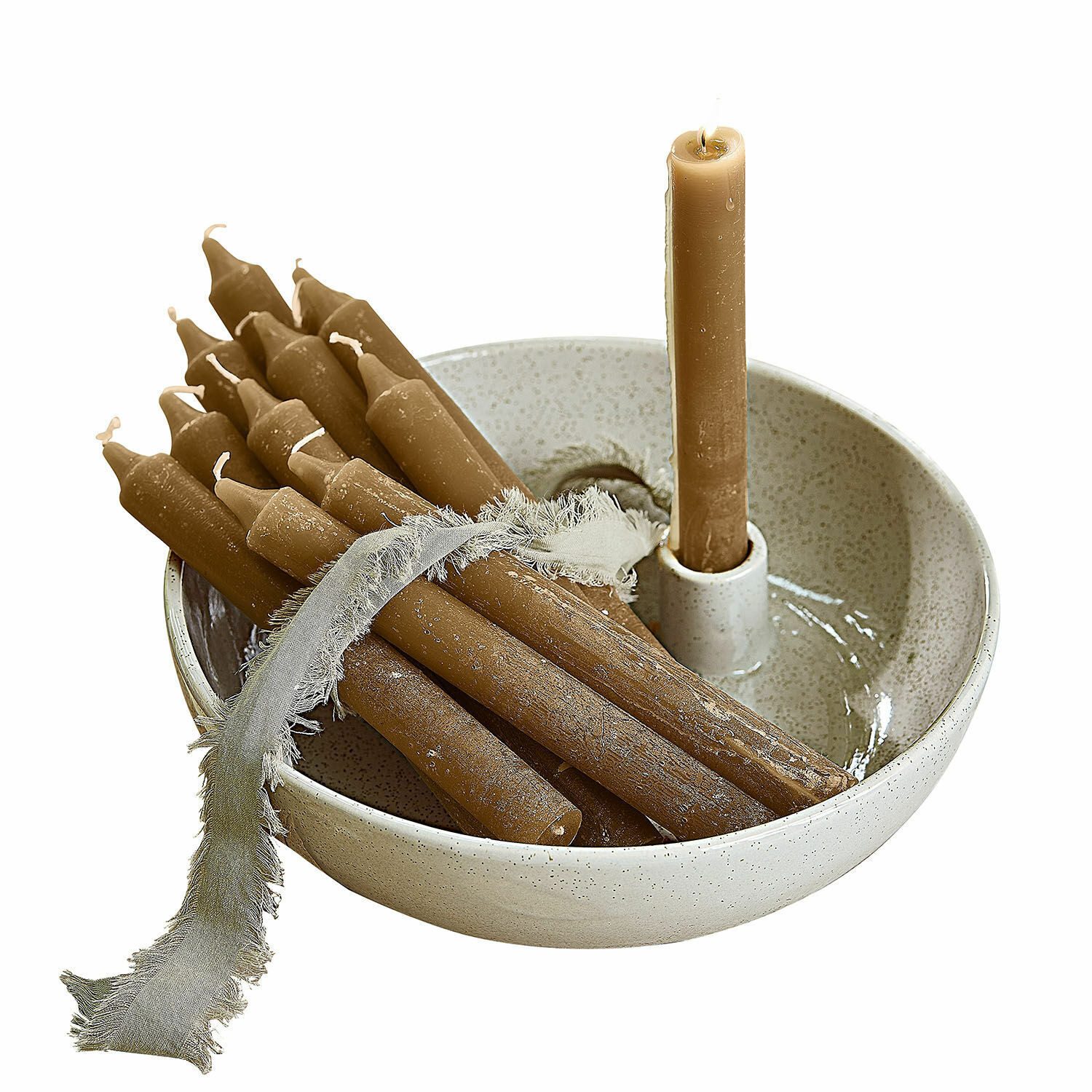 Mirabeau Kerzenständer Kerzenhalter Kenvilor creme