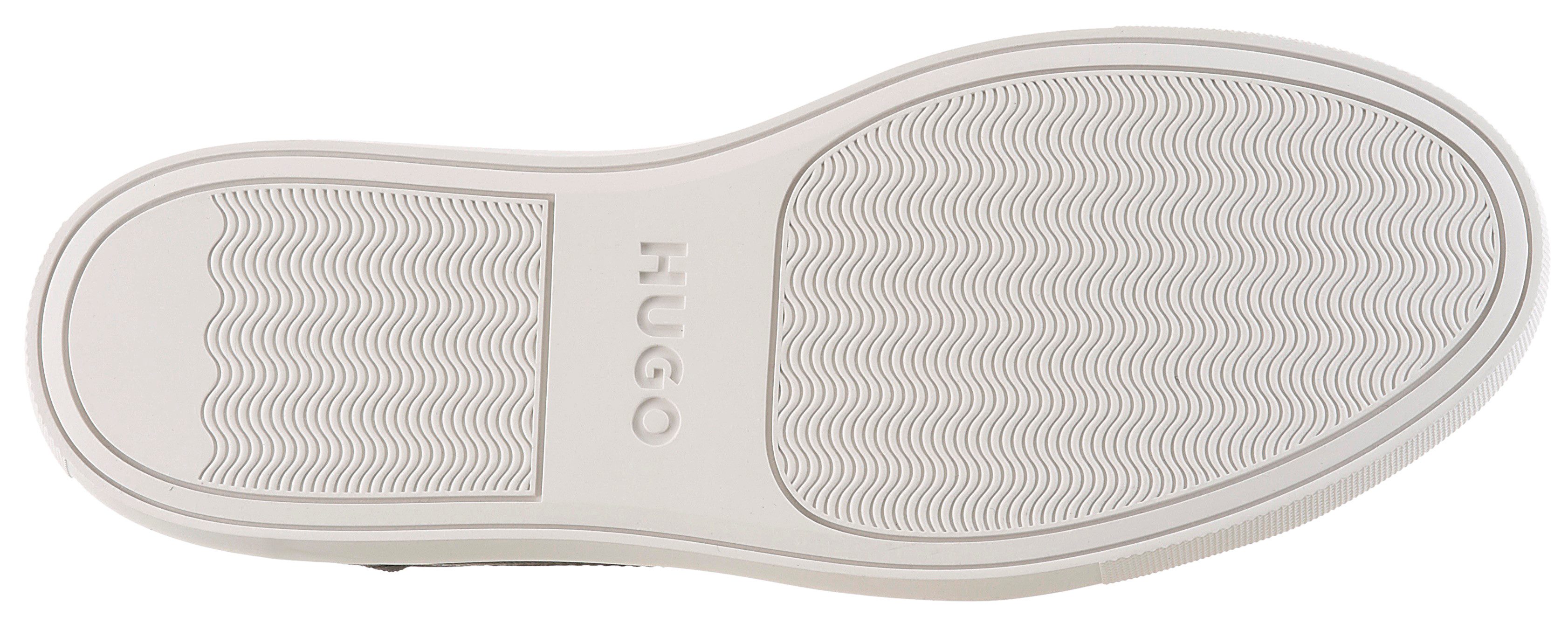 HUGO Blue Morrie tenn Sneaker Schnürschuh, Halbschuh, Freizeitsneaker mit weichem Schaftrand