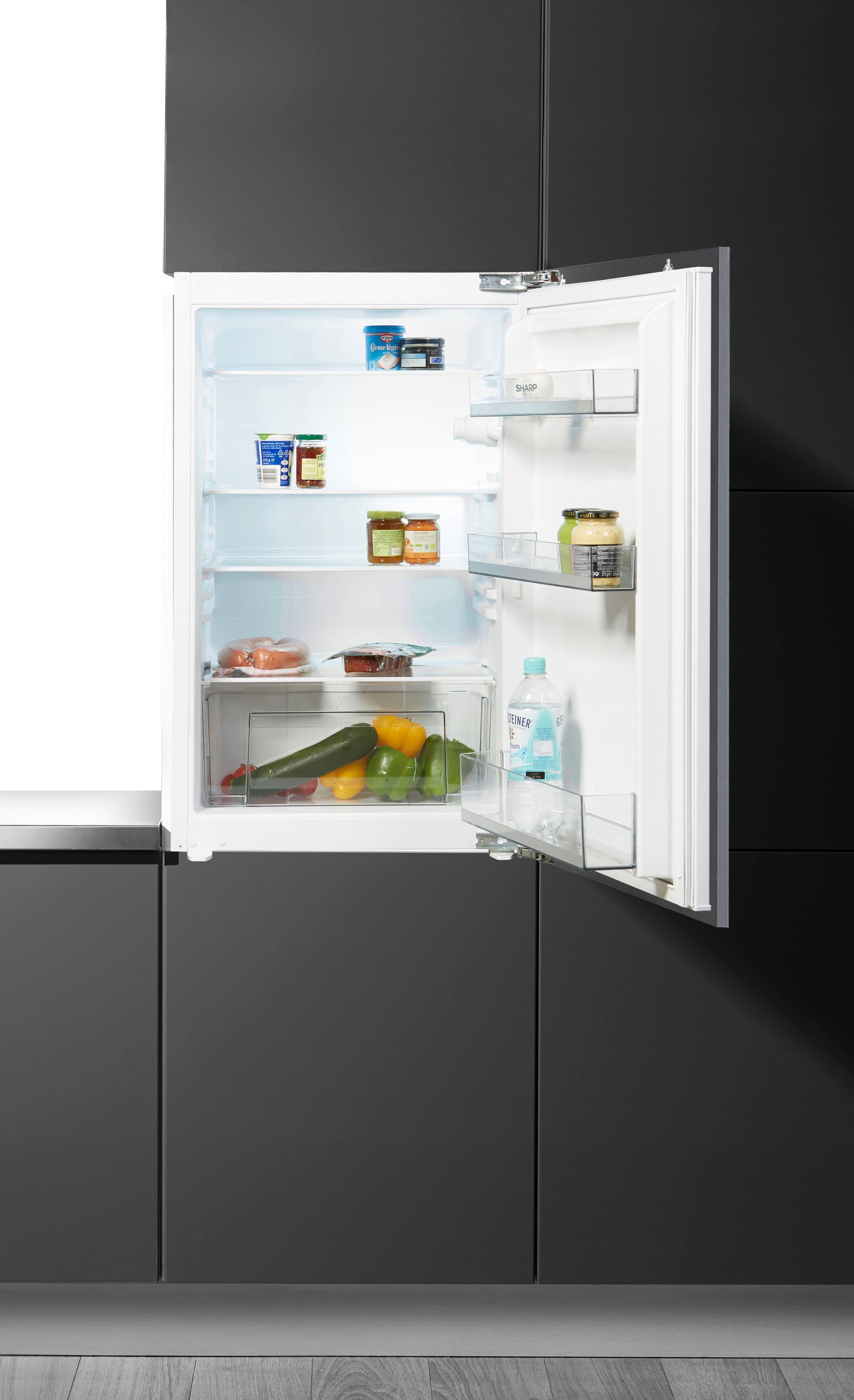 Sharp Einbaukühlschrank SJ-LE134M0X-EU, 87,5 cm hoch, 54 cm breit | Kühlschränke
